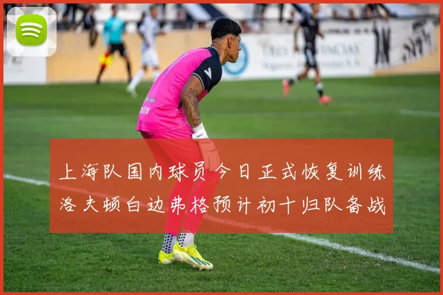 上海队国内球员今日正式恢复训练洛夫顿白边弗格预计初十归队备战新赛季